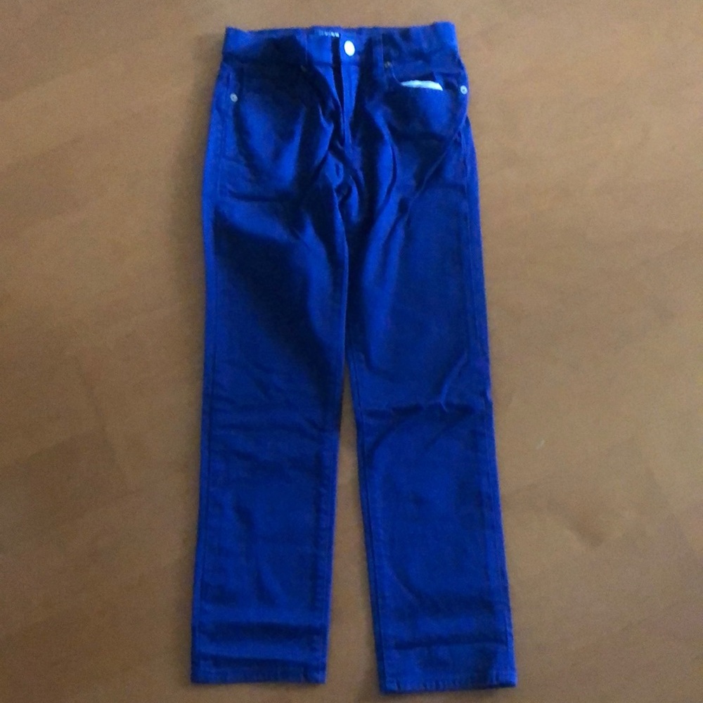 Youth size 10 regular Old Navy Karate royal blue colored pants